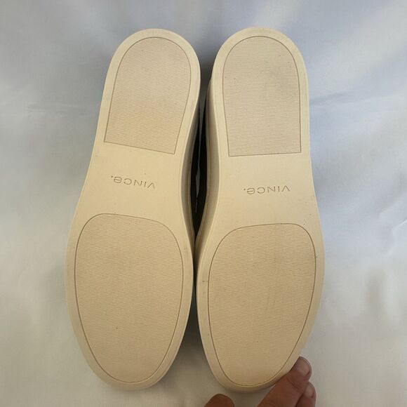 Vince Women's Warren Flannel Wool Platform Sneaker Slip On Shoe in Gray Size 9.5 - Picture 10 of 11